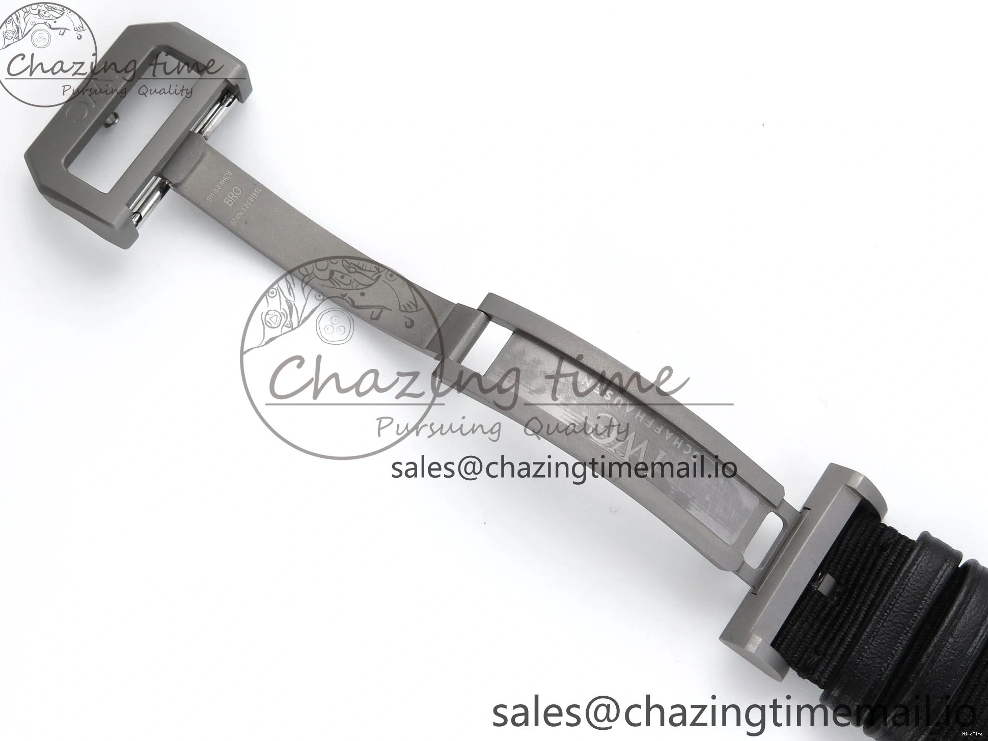 MIROTIME 1229 Durable Pilot Top Gun IW326901 M+F 1:1 Best Edition Black Dial on Black Nylon Strap MY 7003